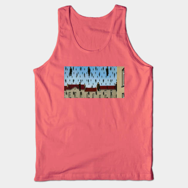 Rene Magritte - Golconda Tank Top by GrampaTony